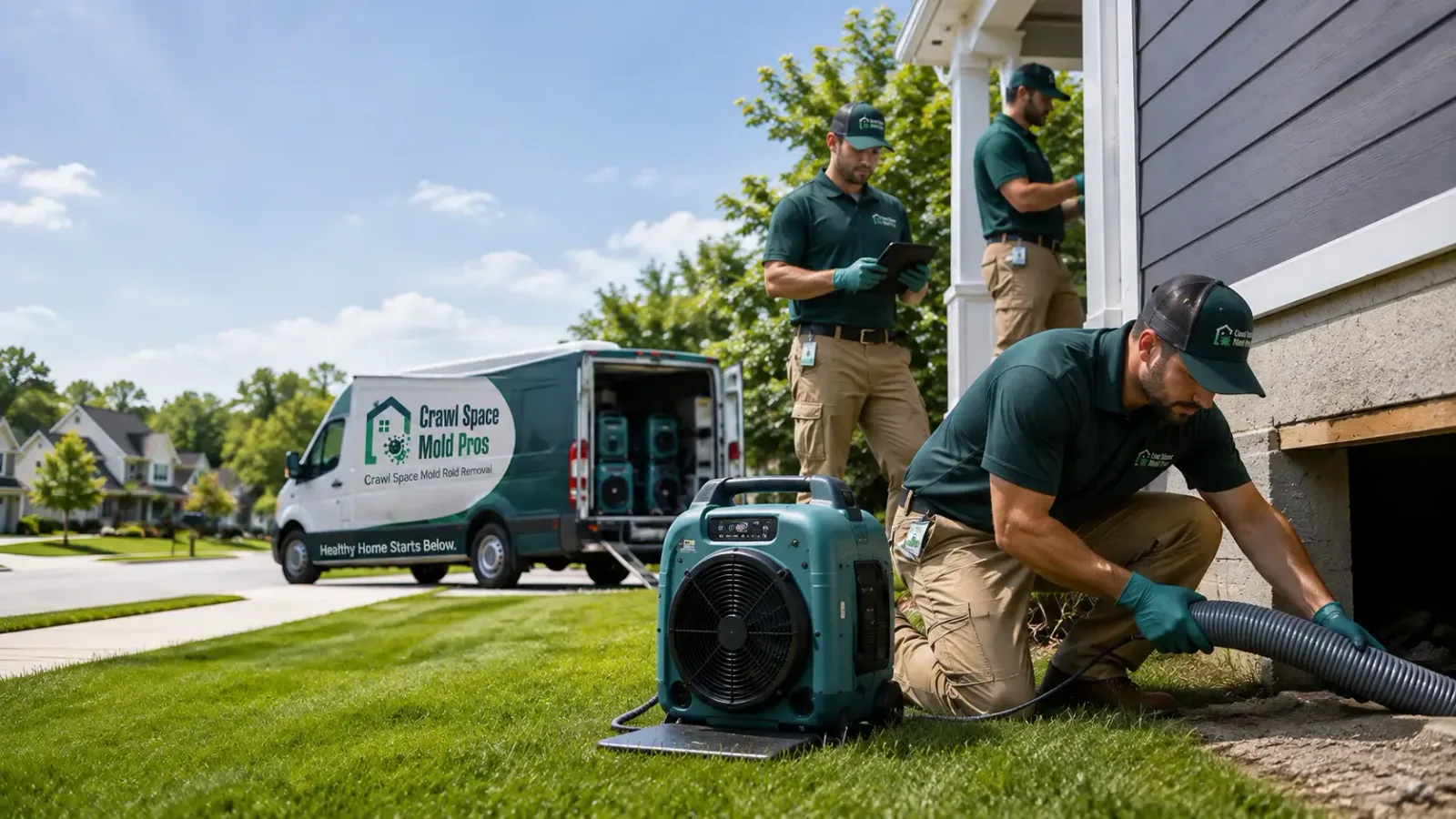 Crawl Space Mold Removal in Millston, WI